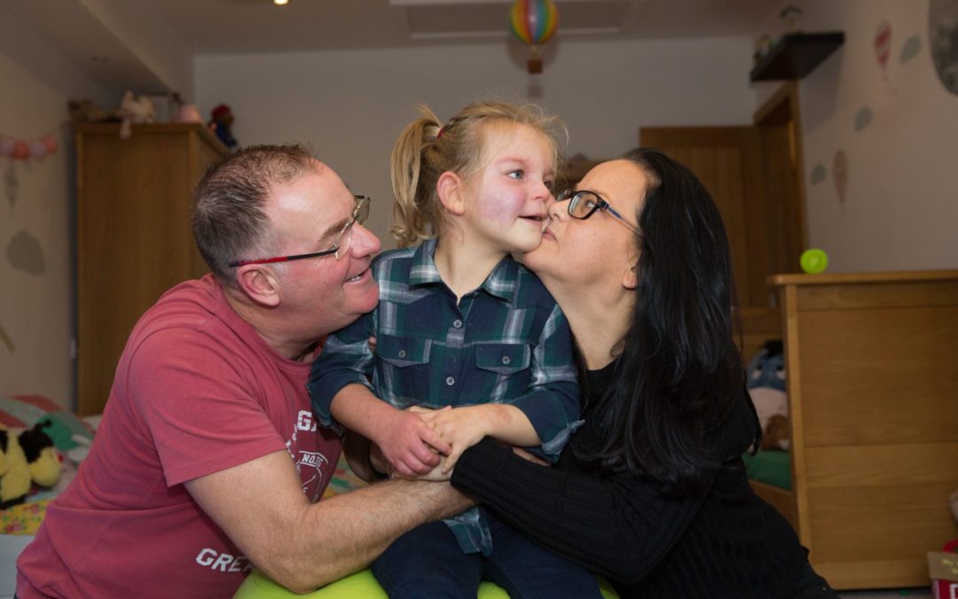 ‘Polka dot princess’: Loving parents transform home for brave four-year-daughter Matilda